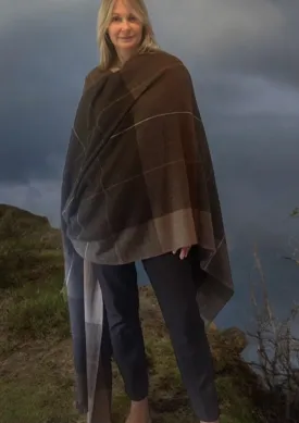 Yak Wrap & Throw Warm Chocolate Brown