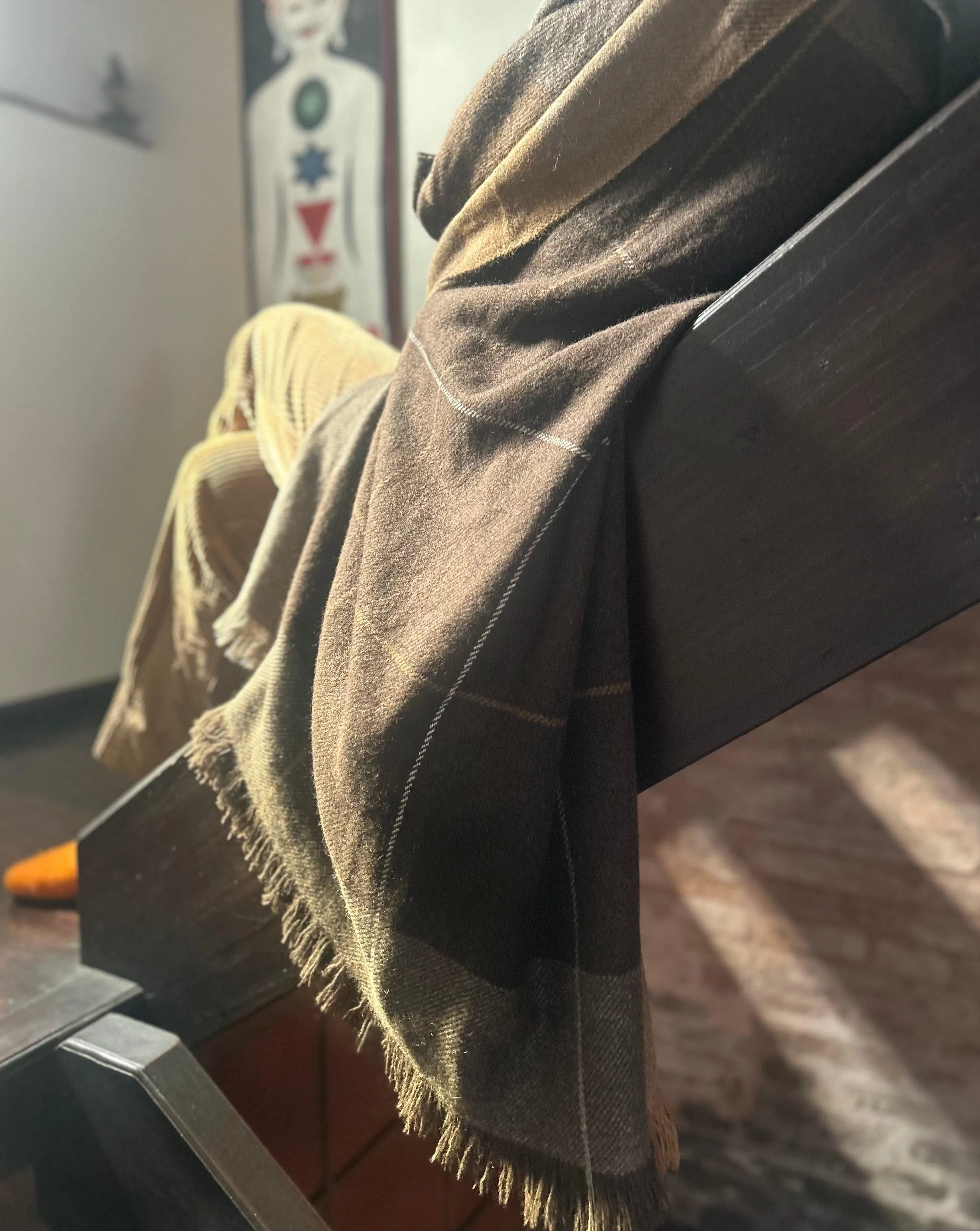 Yak Wrap & Throw Warm Chocolate Brown