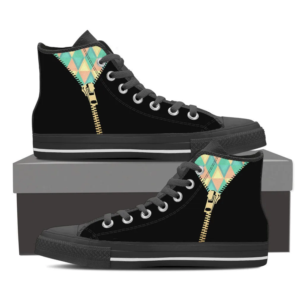 ZIPPER HIGH-TOP SHOES WOMAN - FREE SHIPPING WORLDWIDE