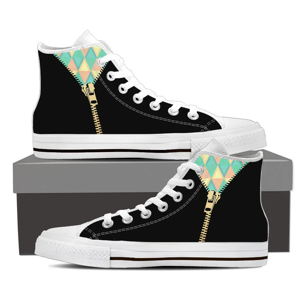 ZIPPER HIGH-TOP SHOES WOMAN - FREE SHIPPING WORLDWIDE